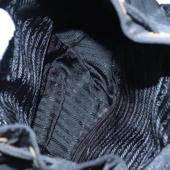 PRADA Backpack Nylon Black Auth 89322 - Picture 12 of 16